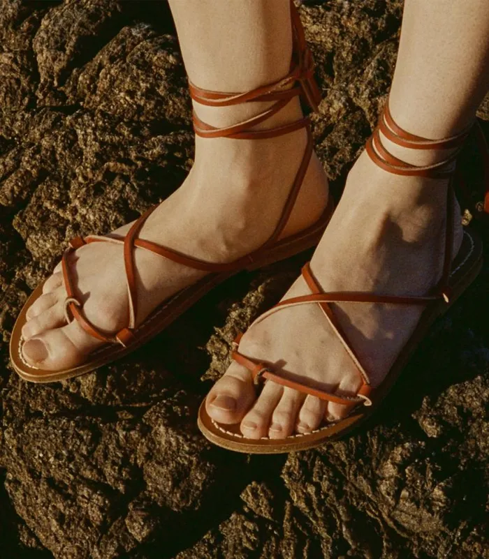 and KJACQUES BIKINI SANDAL Rouge Vachetta Shop DEN Footwear