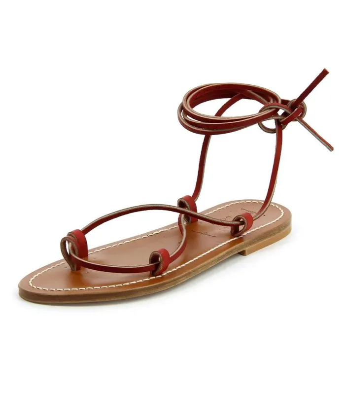 and KJACQUES BIKINI SANDAL Rouge Vachetta Shop DEN Footwear