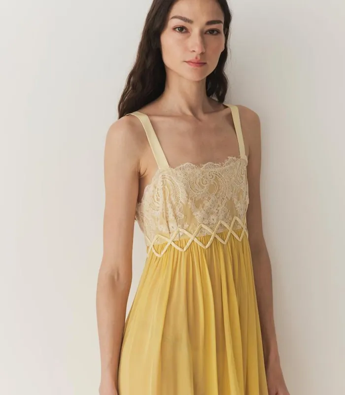 ANALIA DRESS Dandelion Yellow Shop DEN Dresses