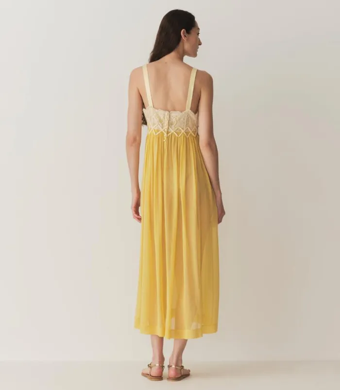 ANALIA DRESS Dandelion Yellow Shop DEN Dresses