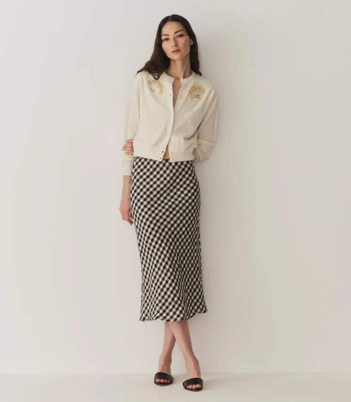 ANDRINA CARDIGAN Eggshell Shop DEN Knitwear