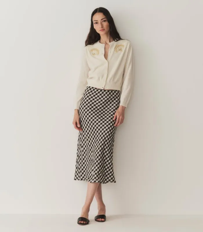 ANDRINA CARDIGAN Eggshell Shop DEN Knitwear