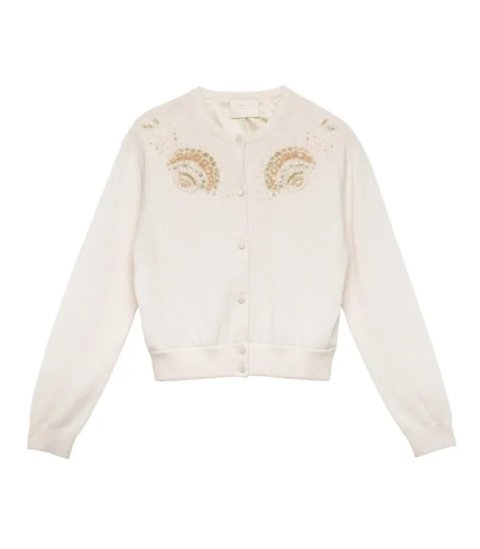 ANDRINA CARDIGAN Eggshell Shop DEN Knitwear