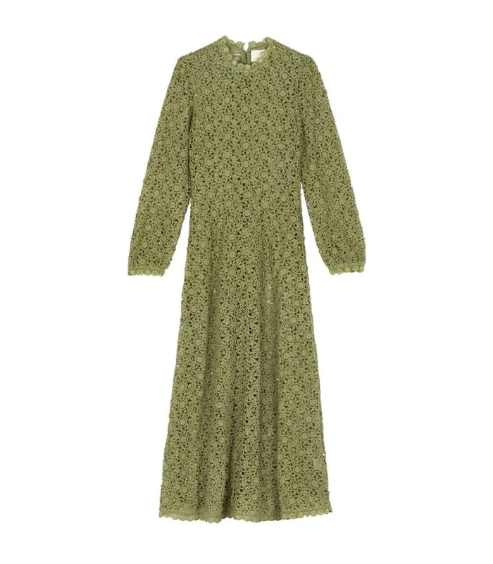 ANGELIQUE DRESS Poire Verte Shop DEN Dresses