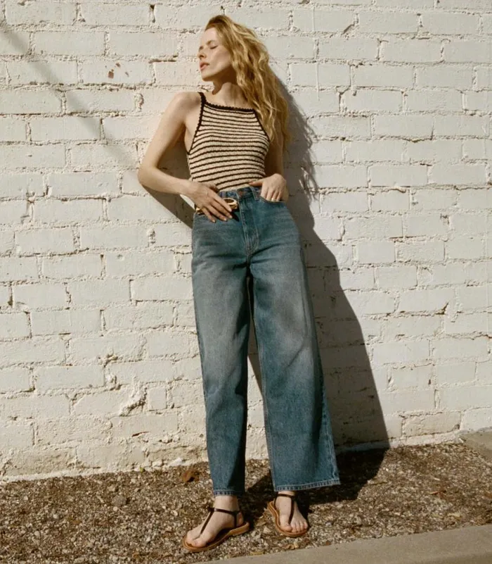 ANNA TANK Allaire Stripe Shop DEN Knitwear