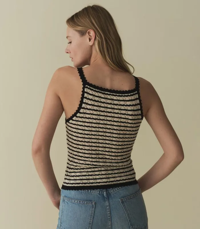 ANNA TANK Allaire Stripe Shop DEN Knitwear