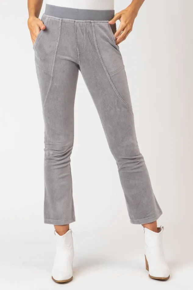 Aoife Flared Pant Quarry Pigment Clothing XCVI Pants