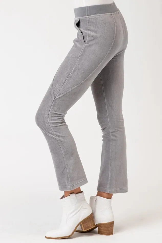 Aoife Flared Pant Quarry Pigment Clothing XCVI Pants