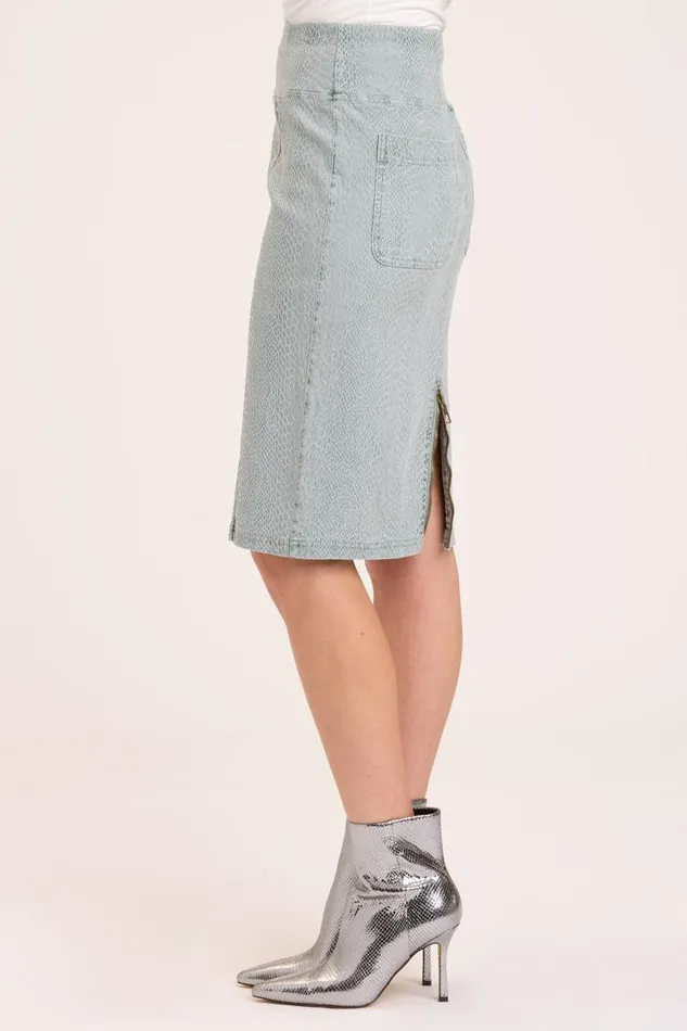 Arleigh High Waist Skirt Dew Drop Pigment Clothing XCVI Skirts
