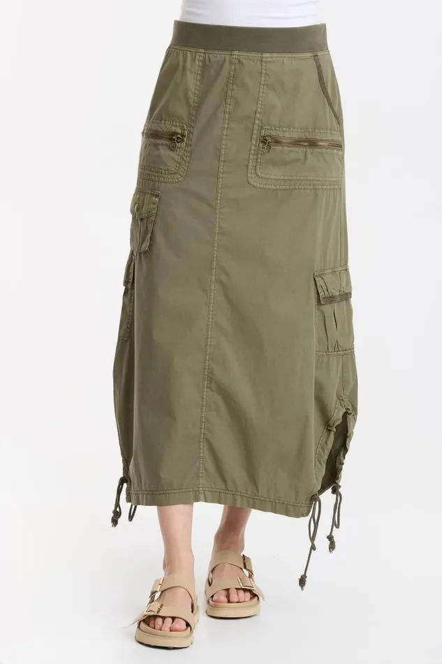 Armel Cargo Skirt Kombu Pigment Clothing XCVI Skirts