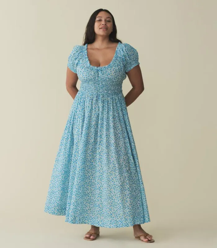 ASHLYNN DRESS Bleu Daisy Fields Shop DEN Dresses