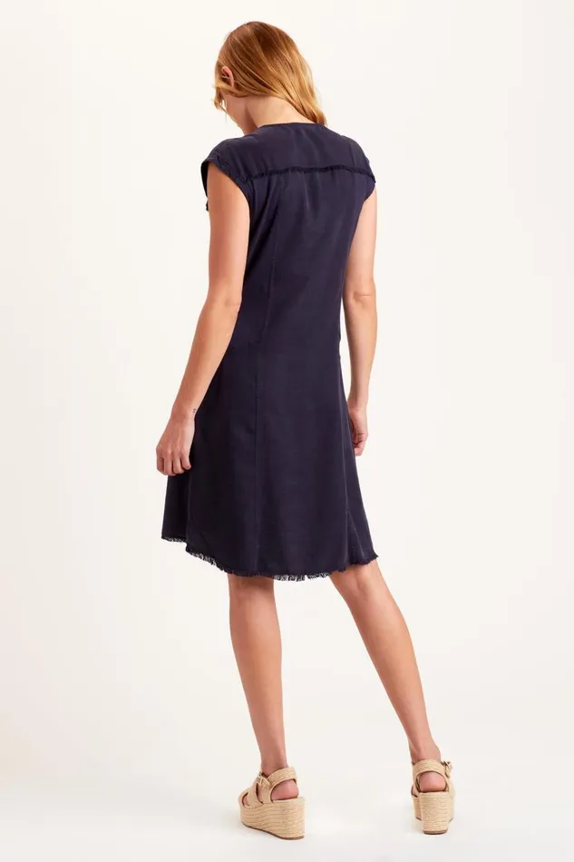 Austen Shirt Dress Navy Clothing XCVI Dresses