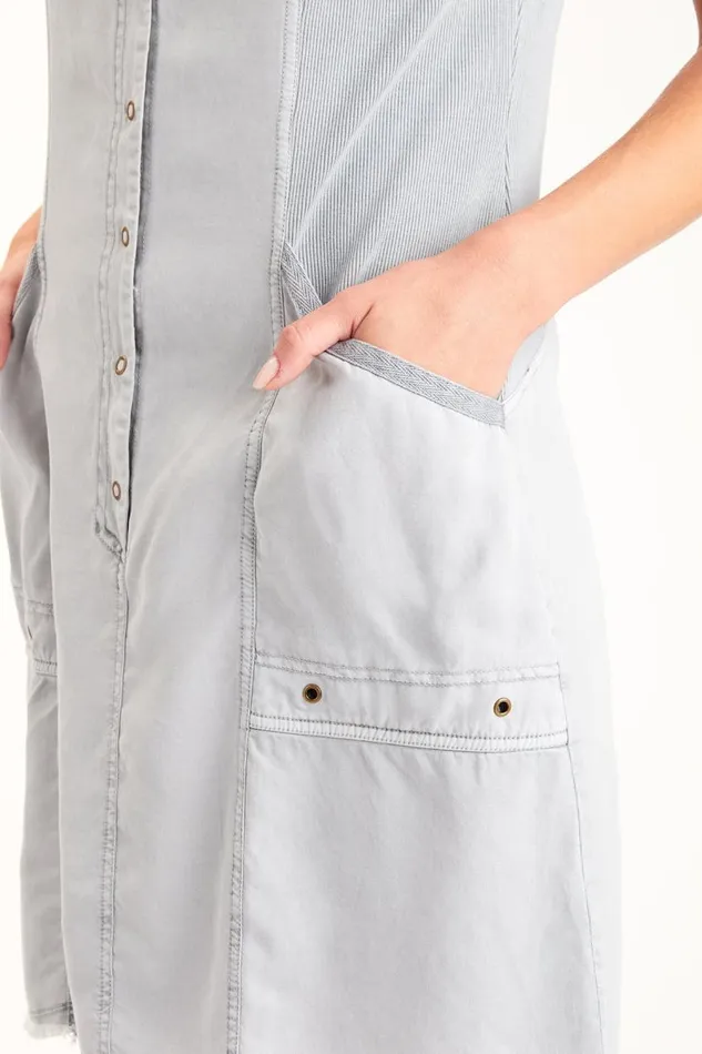 Austen Shirt Dress Soft Pebble Pigment Clothing XCVI Dresses