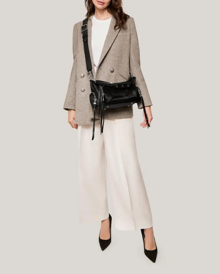 Away We Go Convertible Shoulder Black Haircalf Women Aimee Kestenberg Shoulder Bags