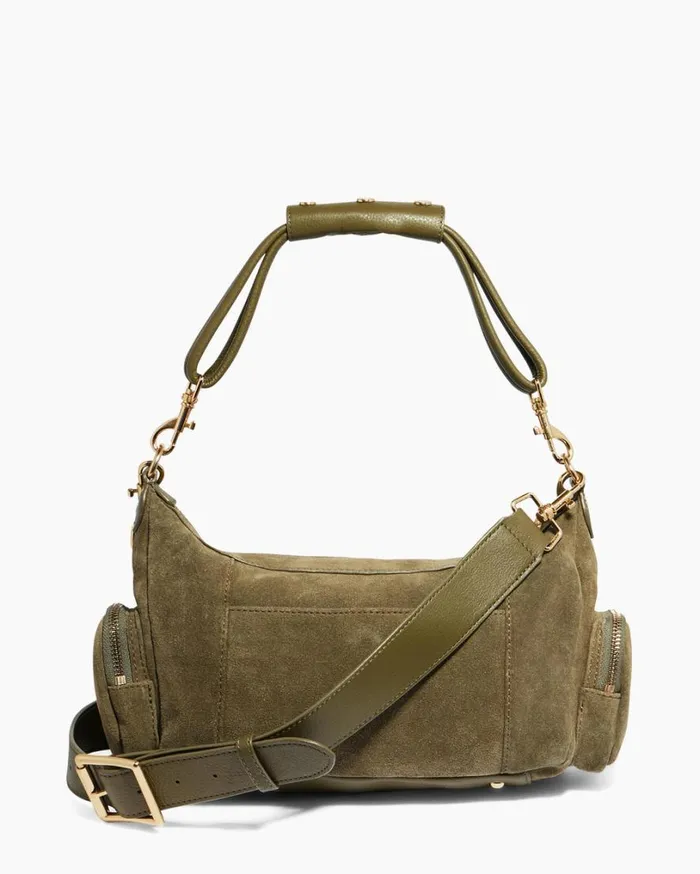 Away We Go Convertible Shoulder Kelp Suede Women Aimee Kestenberg Shoulder Bags