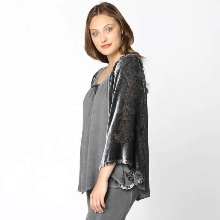 Aylen Top Oil Wash London Grey Clothing XCVI ShirtsBlouses