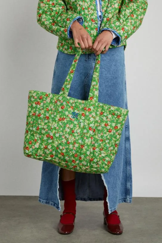 Bags Accessories Damson Madder Padded Tote In Reversible Floral