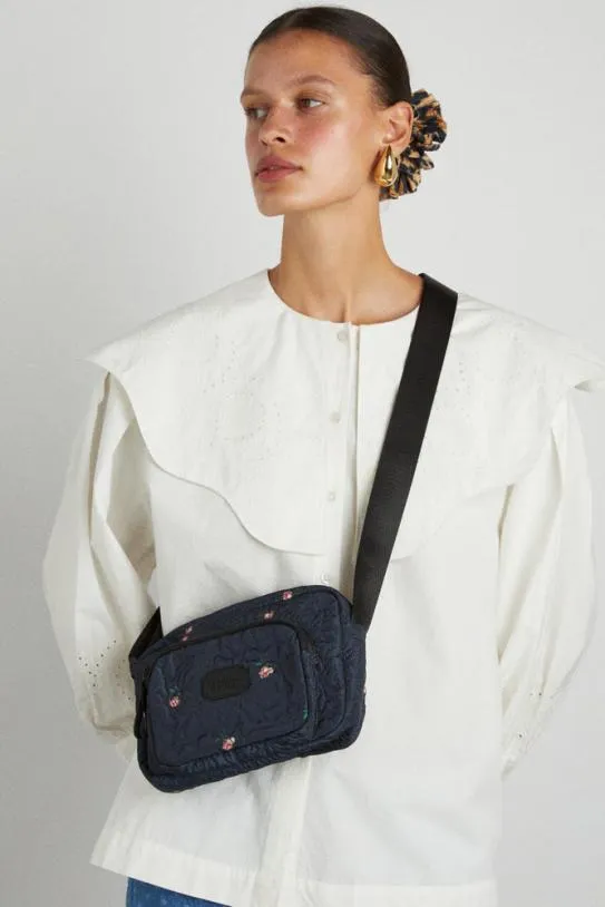 Bags Accessories Damson Madder Quilted Rose Cross Body Camera Bag