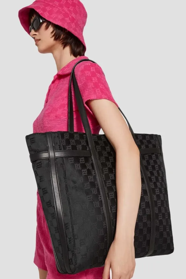Bags WomenMen MISBHV Nylon Monogram Traveller Bag Black