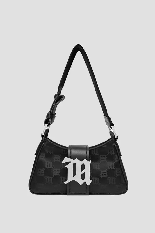 Bags Women MISBHV Nylon Monogram Shoulder Bag Small Black