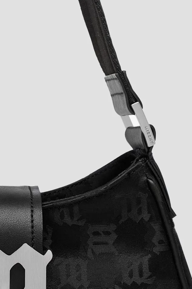 Bags Women MISBHV Nylon Monogram Shoulder Bag Small Black