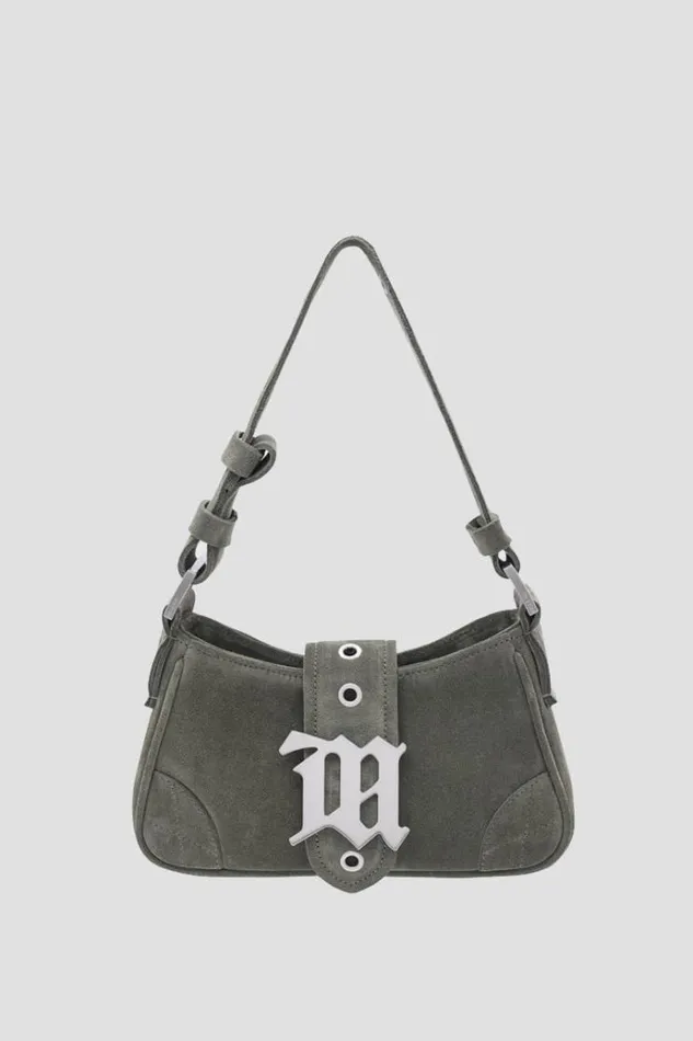 Bags Women MISBHV Suede Shoulder Bag Small Moss