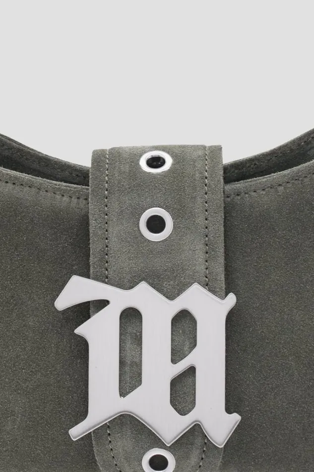 Bags Women MISBHV Suede Shoulder Bag Small Moss