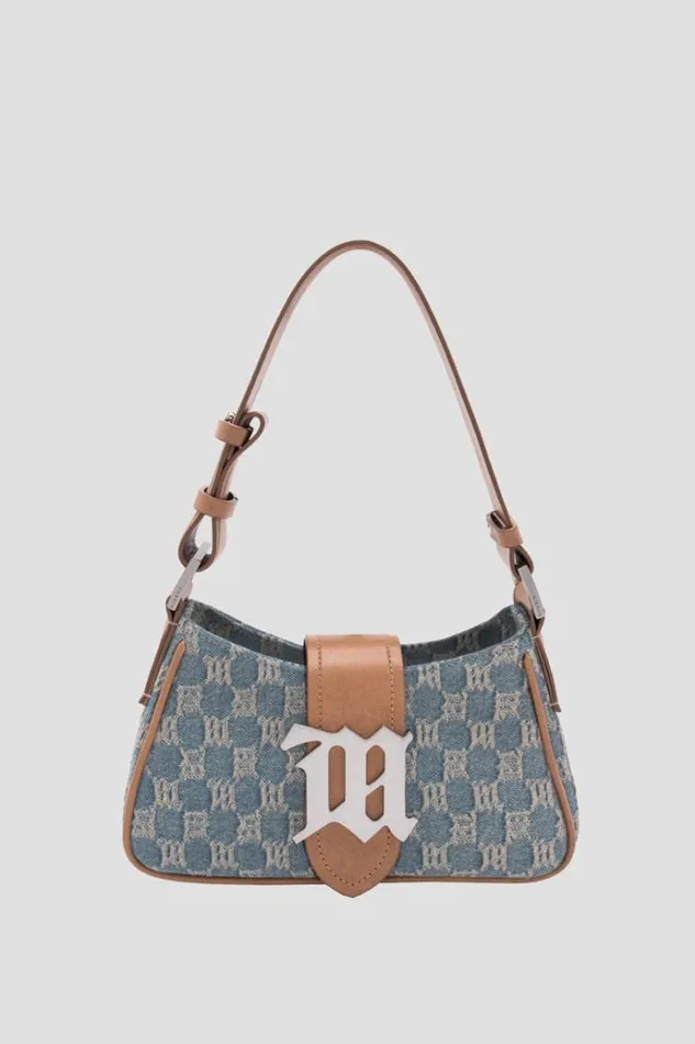 Bags Women MISBHV Washed Denim Shoulder Bag Small Washed Denim