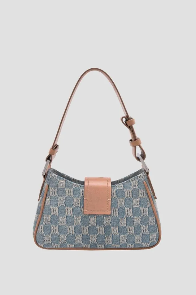 Bags Women MISBHV Washed Denim Shoulder Bag Small Washed Denim