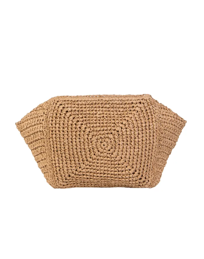 Bags Women ViX Paula Hermanny Straw Clutch 8211 Natural