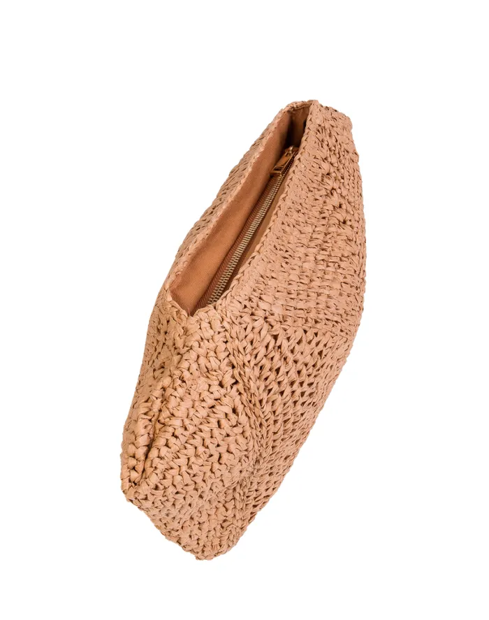 Bags Women ViX Paula Hermanny Straw Clutch 8211 Natural
