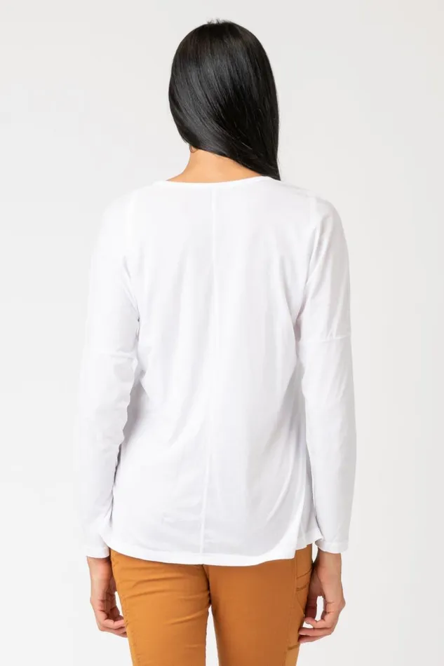 Baird VNeck Top White Clothing XCVI ShirtsBlouses