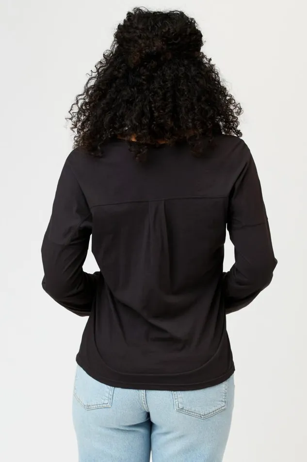 Bale VNeck Top Black Clothing XCVI ShirtsBlouses