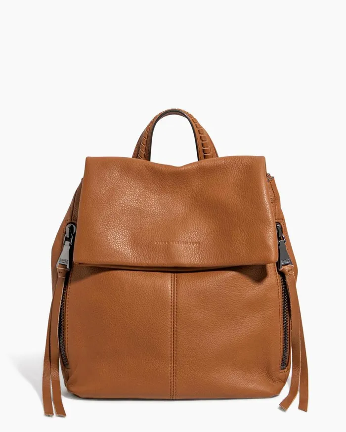 Bali Backpack Chestnut Brown With Gunmetal Women Aimee Kestenberg Backpacks
