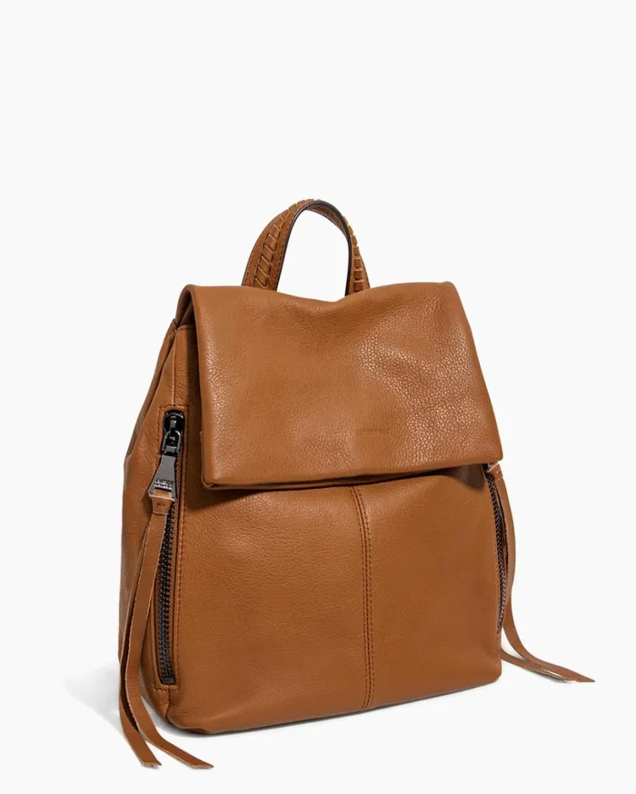 Bali Backpack Chestnut Brown With Gunmetal Women Aimee Kestenberg Backpacks