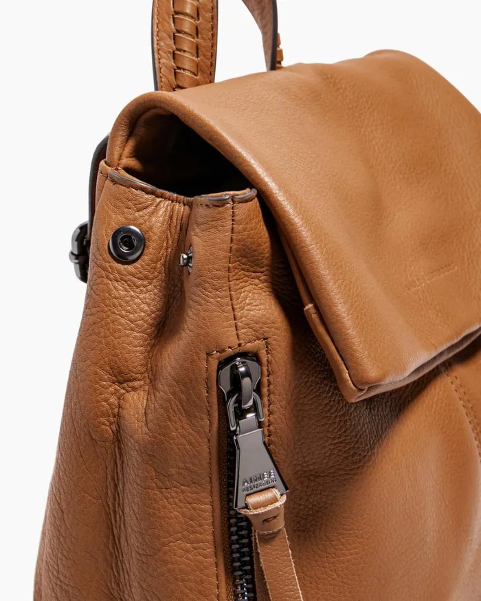 Bali Backpack Chestnut Brown With Gunmetal Women Aimee Kestenberg Backpacks