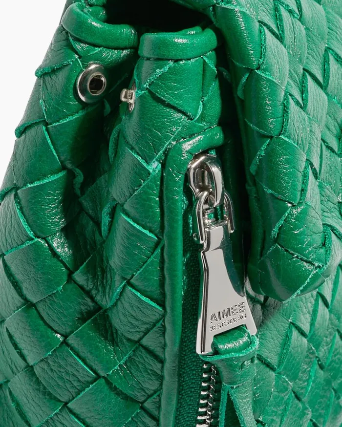 Bali Mini Backpack Kelly Green Woven Women Aimee Kestenberg Backpacks