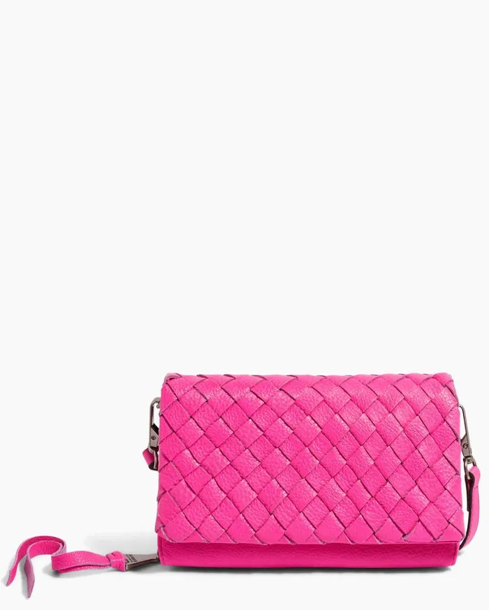 Bali Wallet Crossbody Hot Pink Woven Women Aimee Kestenberg Crossbody Bags