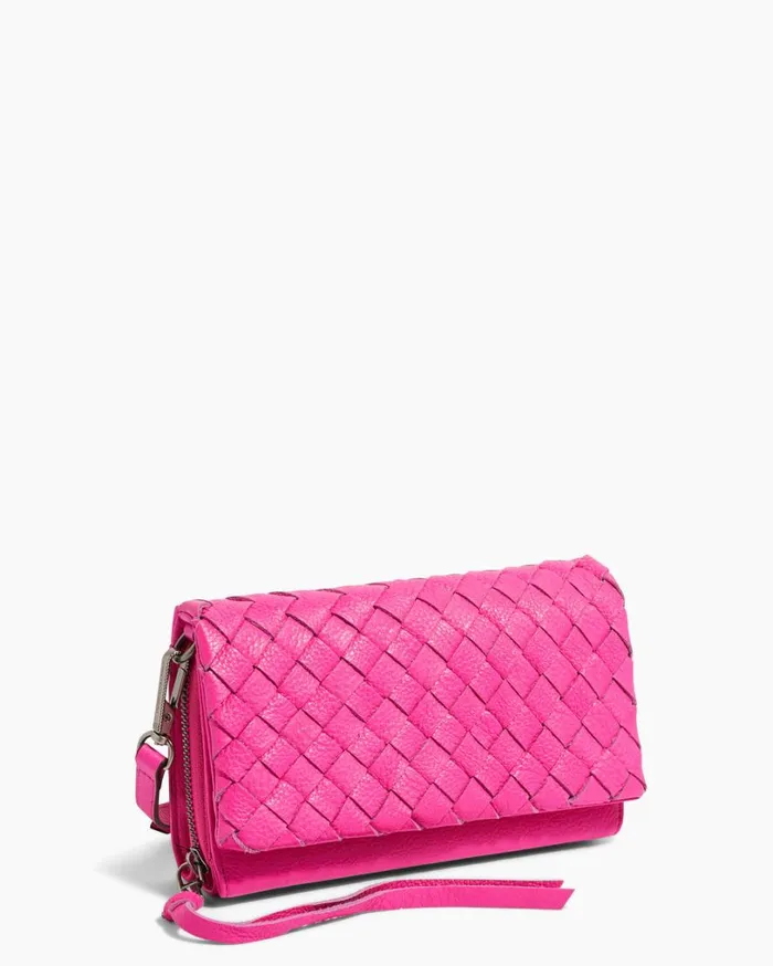 Bali Wallet Crossbody Hot Pink Woven Women Aimee Kestenberg Crossbody Bags