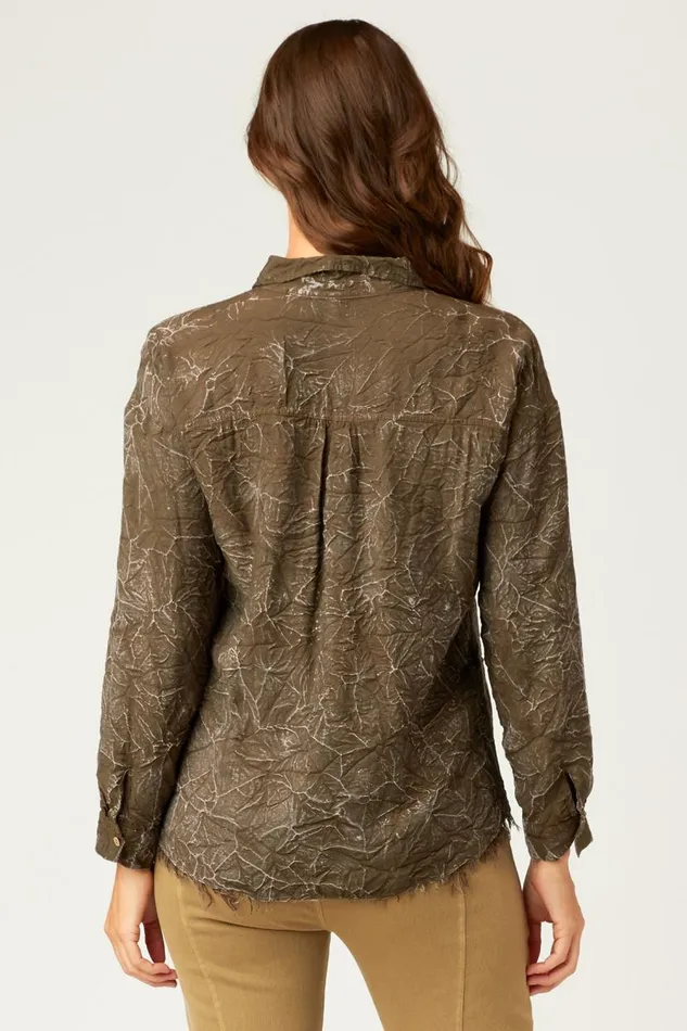 Bancroft ButtonUp Stone Wash Courtyard Clothing XCVI ShirtsBlouses