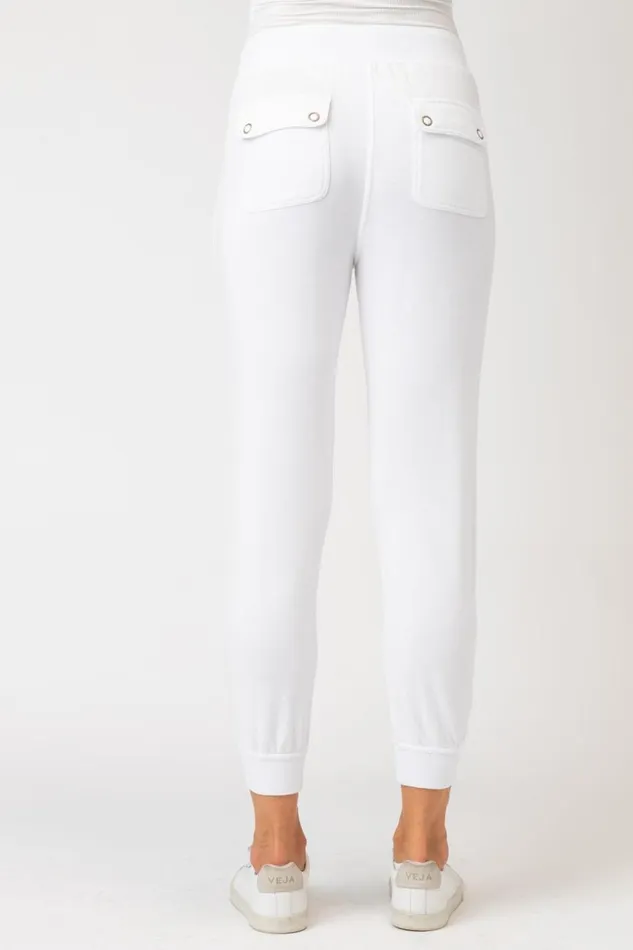Barrington Jogger White Clothing XCVI Pants