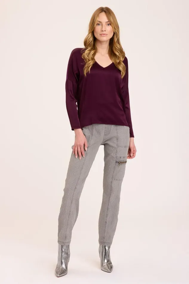 Bauer VNeck Top Mesmeric Clothing XCVI ShirtsBlouses