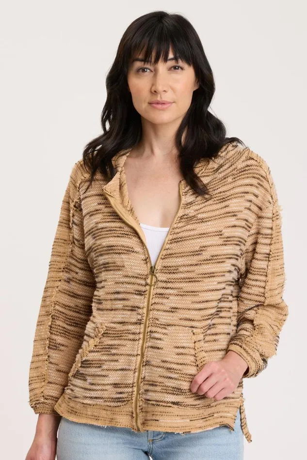 Beckett Hoodie Warm Butterscotch Clothing XCVI Sweatshirts