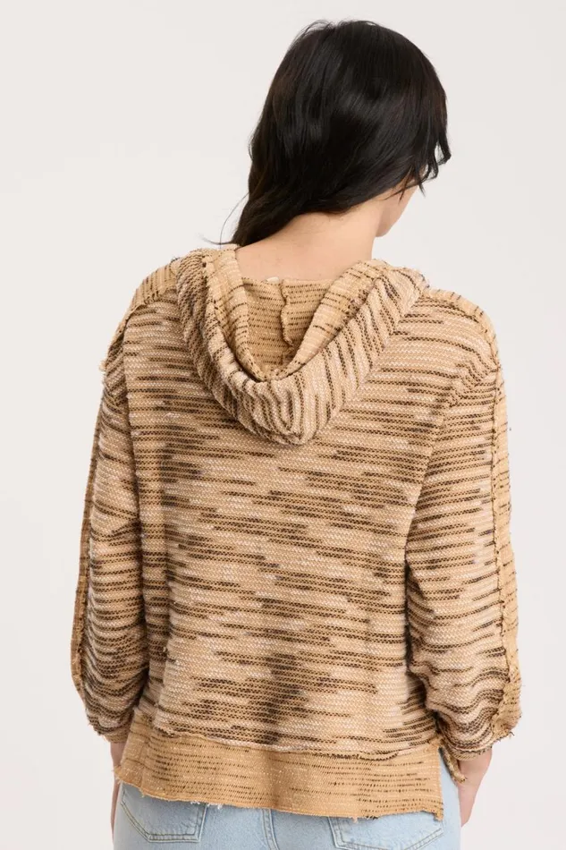 Beckett Hoodie Warm Butterscotch Clothing XCVI Sweatshirts
