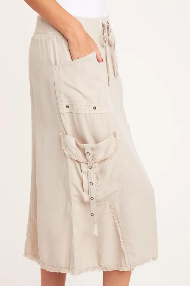 Bellamy Skirt Cremini Clothing XCVI Skirts