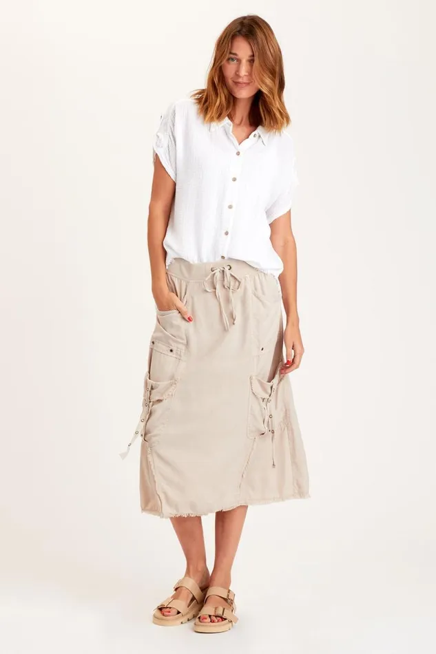 Bellamy Skirt Cremini Clothing XCVI Skirts