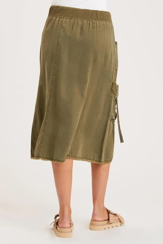 Bellamy Skirt Kombu Pigment Clothing XCVI Skirts