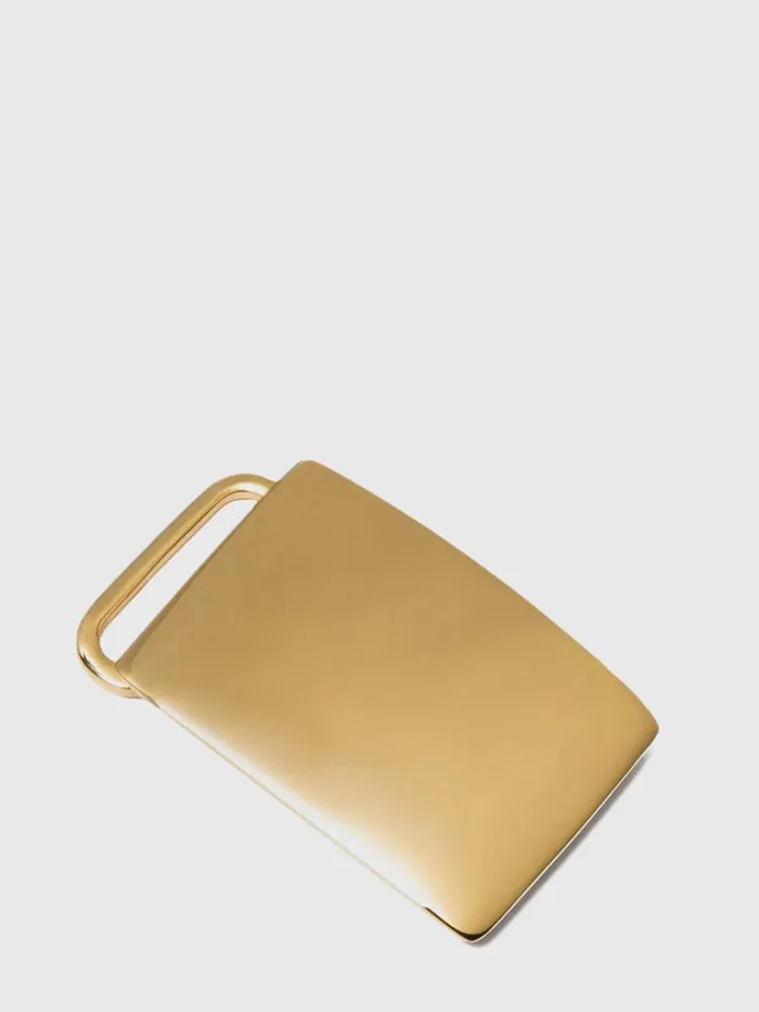 Belts Mens Paul Stuart Gold Vermeil Belt Buckle Gold