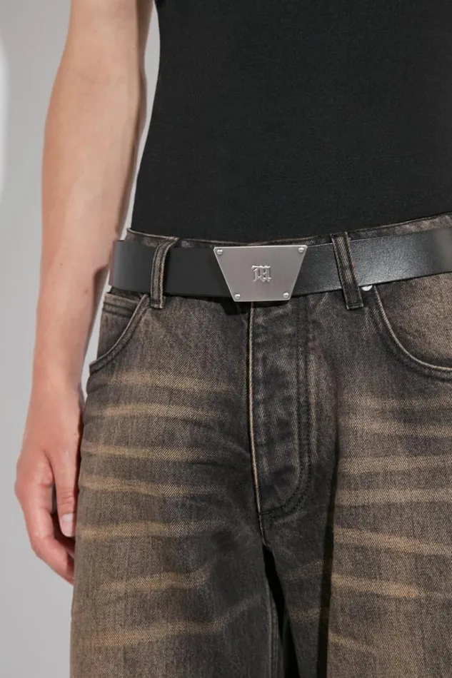 Belts WomenMen MISBHV 2024 Buckle Belt Black