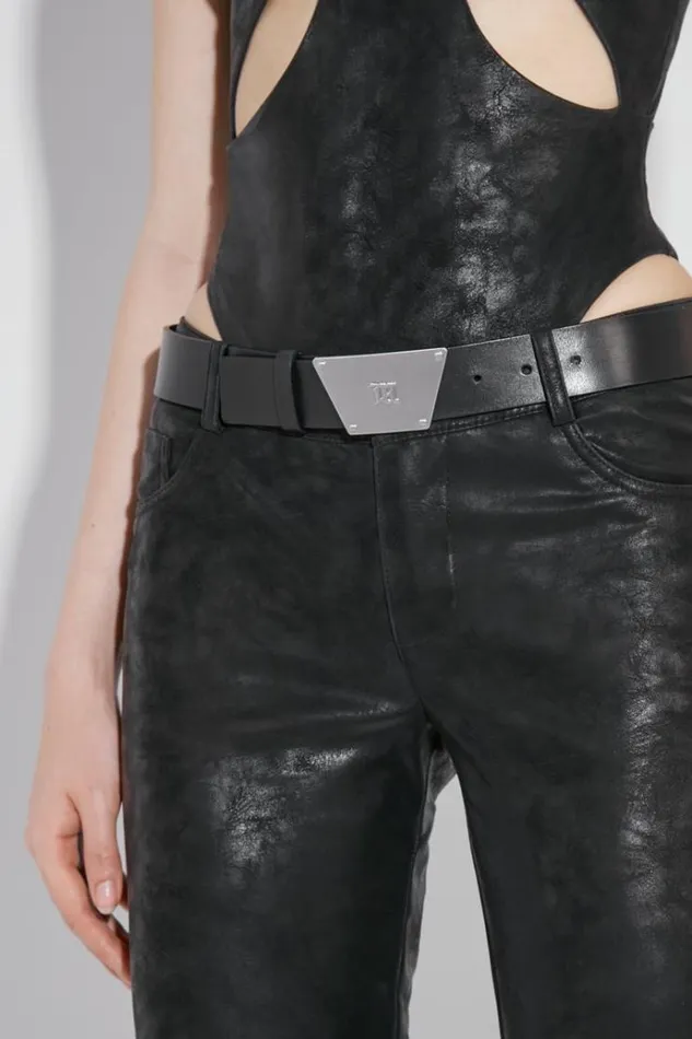 Belts WomenMen MISBHV 2024 Buckle Belt Black